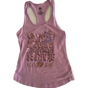 DISNEY PARKS EPCOT Flower & Garden 2019 Figment Tank Top Women’s Large Purple